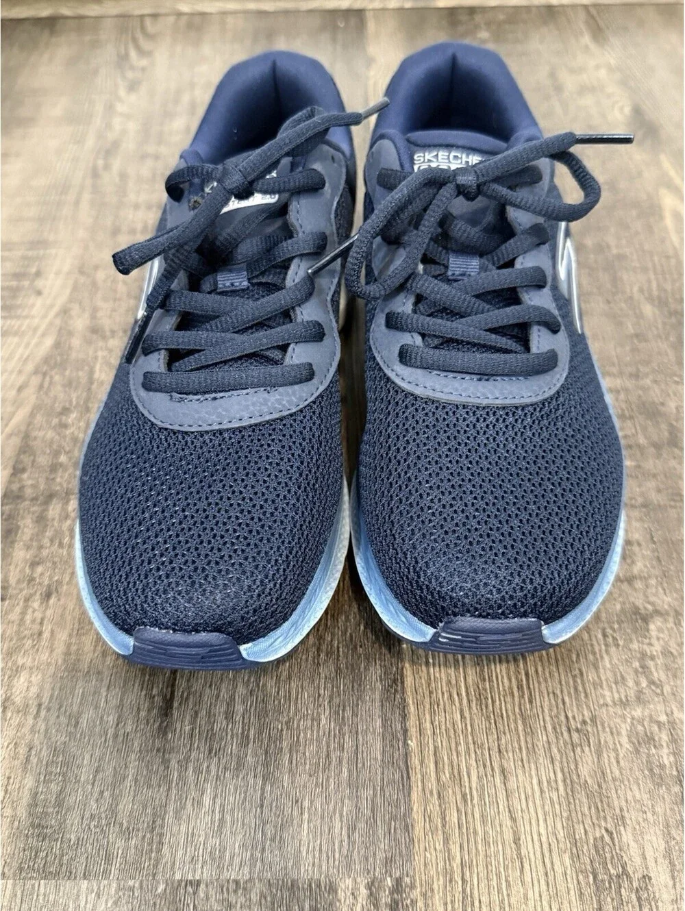 Skechers Women's Go Run Elite 2.0 Fast Pace Lace Up Shoes Navy Size 7 NWOB